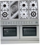 ILVE PDL-120V-VG Stainless-Steel Soba bucătărie, tipul de cuptor: gaz, Tip de plită: combinate