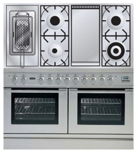 Characteristics Kitchen Stove ILVE PDL-120FR-MP Stainless-Steel Photo