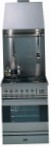 ILVE PI-60L-MP Stainless-Steel Fornuis, type oven: elektrisch, type kookplaat: elektrisch