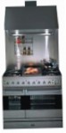ILVE PD-90BL-VG Stainless-Steel Kitchen Stove, type of oven: gas, type of hob: combined