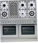 ILVE PDL-120B-VG Stainless-Steel Fornuis, type oven: gas, type kookplaat: gas