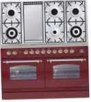 ILVE PDN-120F-VG Red Soba bucătărie, tipul de cuptor: gaz, Tip de plită: gaz