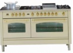 ILVE PN-150FS-VG Green Kitchen Stove, type of oven: gas, type of hob: gas
