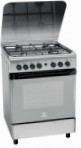 Indesit KN 6G52 S(X) Kitchen Stove, type of oven: electric, type of hob: gas