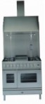 ILVE PDFE-90-MP Stainless-Steel Kompor dapur, jenis oven: listrik, jenis hob: listrik