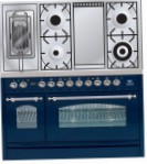 ILVE PN-120FR-MP Blue Kitchen Stove, type of oven: electric, type of hob: gas