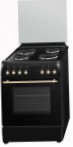 Erisson EE60/60SGV BK Estufa de la cocina, tipo de horno: eléctrico, tipo de encimera: eléctrico