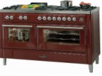 ILVE MT-150S-VG Red Kitchen Stove, type of oven: gas, type of hob: gas