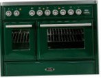 ILVE MTD-100B-MP Green Kitchen Stove, type of oven: electric, type of hob: combined