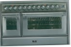 ILVE MT-120S5-MP Stainless-Steel Kitchen Stove, type of oven: electric, type of hob: gas