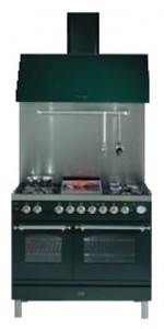 特点 厨房炉灶 ILVE PDN-100R-MP Green 照片