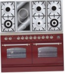 ILVE PDN-120V-VG Red Kitchen Stove, type of oven: gas, type of hob: combined
