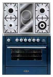 características Fogão de Cozinha ILVE MT-90VD-VG Blue Foto