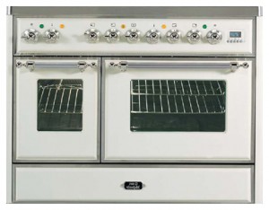 características Estufa de la cocina ILVE MD-100B-MP Antique white Foto