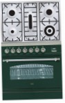 ILVE PN-80-VG Green Sporák, typ rúry: plyn, Typ varnej dosky: plyn