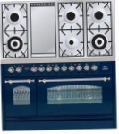 ILVE PN-120F-VG Blue Virtuves Plīts, Cepeškrāsns tips: gāze, no plīts tips: gāze