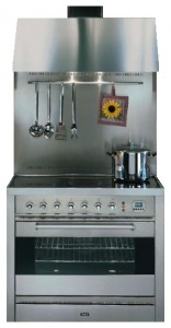 विशेषताएँ रसोई चूल्हा ILVE PE-90-MP Stainless-Steel तस्वीर