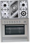 ILVE PL-90V-VG Stainless-Steel Кухонна плита, тип духової шафи: газова, тип вручений панелі: комбінована