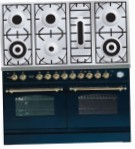 ILVE PDN-1207-VG Blue Kitchen Stove, type of oven: gas, type of hob: gas