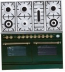ILVE PDN-1207-VG Green Kompor dapur, jenis oven: gas, jenis hob: gas