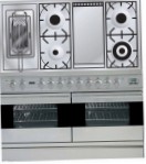 ILVE PDF-120FR-MP Stainless-Steel Kitchen Stove, type of oven: electric, type of hob: gas