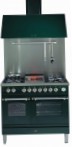 ILVE PDNE-100-MP Green Kitchen Stove, type of oven: electric, type of hob: electric