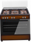 Simfer F9502SGWTD Fornuis, type oven: gas, type kookplaat: gas
