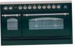 ILVE PN-1207-MP Green Кухненската Печка, тип на фурна: електрически, вид котлони: газ