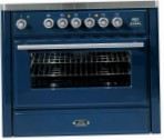 ILVE MT-90B-MP Blue Stufa di Cucina, tipo di forno: elettrico, tipo di piano cottura: combinato