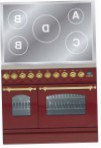 ILVE PDNI-90-MP Red 厨房炉灶, 烘箱类型: 电动, 滚刀式: 电动