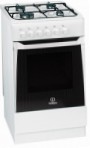 Indesit KNJ 1G1 (W) Kitchen Stove, type of oven: gas, type of hob: gas