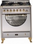 ILVE MCA-76D-MP Stainless-Steel Kitchen Stove, type of oven: electric, type of hob: gas