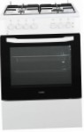 BEKO CSS 52110 GW Fornuis, type oven: elektrisch, type kookplaat: gas