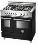 BERTAZZONI W90 5 MFE NE Stufa di Cucina, tipo di forno: elettrico, tipo di piano cottura: gas