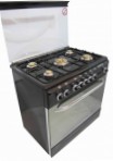 Fresh 80x55 ITALIANO black Fornuis, type oven: gas, type kookplaat: gas