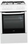 BEKO CSM 63120 GW Fornuis, type oven: elektrisch, type kookplaat: gecombineerde
