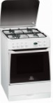 Indesit KN 6G660 SA(W) Fornuis, type oven: elektrisch, type kookplaat: gas