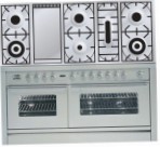 ILVE PW-150F-VG Stainless-Steel Кухонная плита, тип духового шкафа: газовая, тип варочной панели: газовая