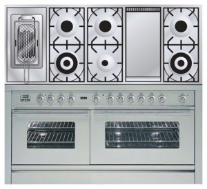 Characteristics Kitchen Stove ILVE PW-150FR-VG Stainless-Steel Photo