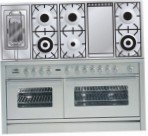 ILVE PW-150FR-VG Stainless-Steel Kitchen Stove, type of oven: gas, type of hob: gas