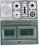 ILVE MTS-120SD-MP Stainless-Steel Kompor dapur, jenis oven: listrik, jenis hob: gas