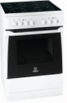 Indesit KN 6C12A (W) Kompor dapur, jenis oven: listrik, jenis hob: listrik