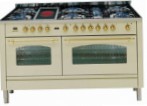ILVE PN-150V-VG Green Kitchen Stove, type of oven: gas, type of hob: combined