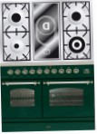ILVE PDN-100V-VG Green Kitchen Stove, type of oven: electric, type of hob: combined