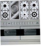 ILVE PDF-120V-VG Stainless-Steel Soba bucătărie, tipul de cuptor: gaz, Tip de plită: combinate