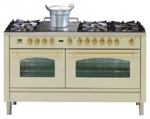 características Estufa de la cocina ILVE PN-150S-VG Stainless-Steel Foto