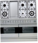 ILVE PDF-120F-VG Stainless-Steel štedilnik, Vrsta pečice: plin, Vrsta kuhališča: plin