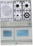 ILVE PDW-100S-VG Stainless-Steel 厨房炉灶, 烘箱类型: 气体, 滚刀式: 气体