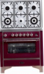 ILVE M-906D-E3 Red Kitchen Stove, type of oven: electric, type of hob: gas