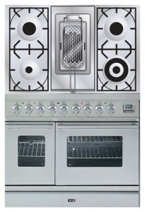 Characteristics Kitchen Stove ILVE PDW-90R-MP Stainless-Steel Photo